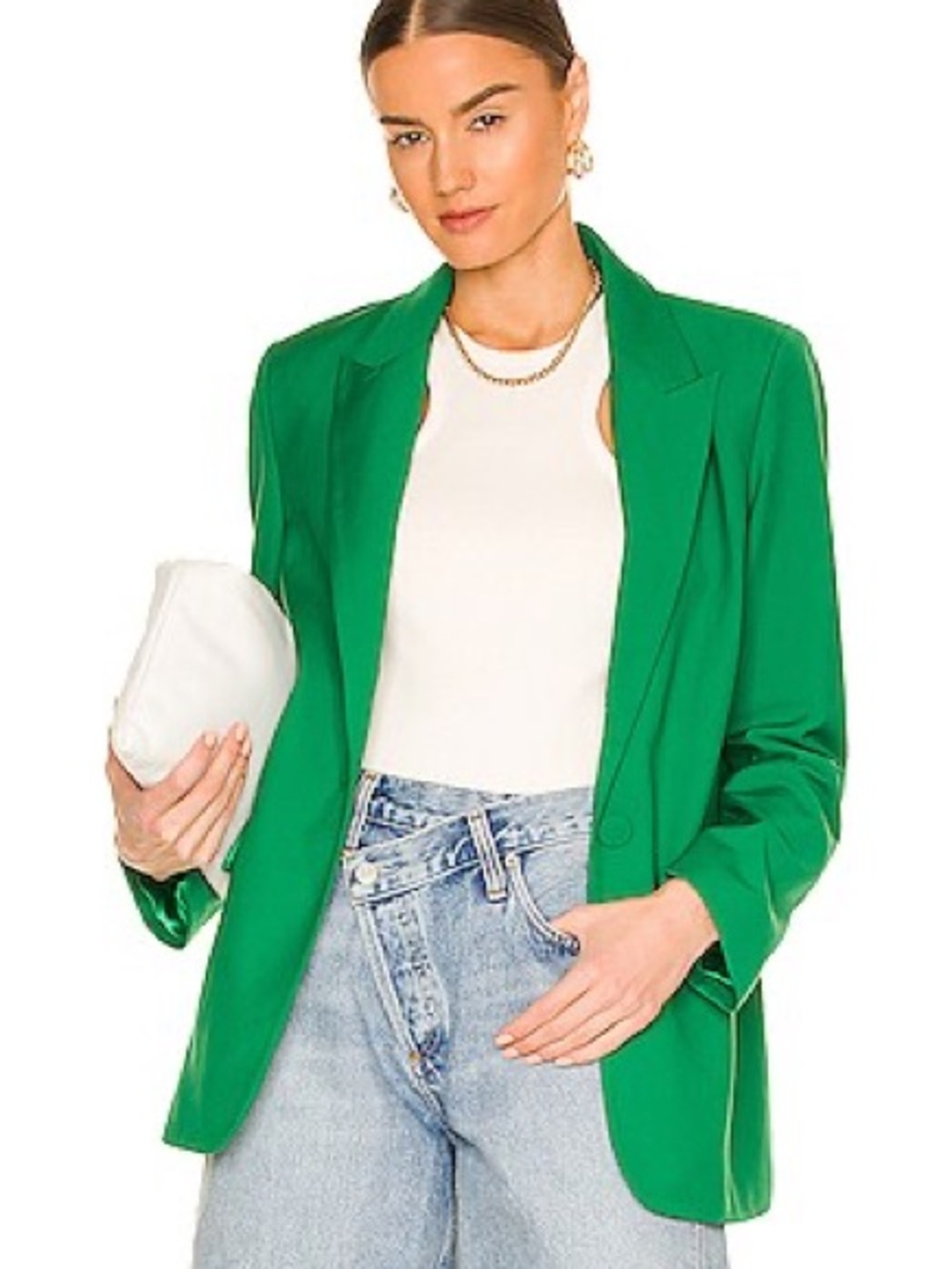 Bardot Emerald Green Classic Tailored Blazer